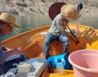 نخستین مرحله نمونه‌برداری پایش کیفی آب و رسوبات کف مخزن سد مارون بهبهان با حضور کارشناسان اجرای طرح انجام شد