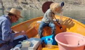 نخستین مرحله نمونه‌برداری پایش کیفی آب و رسوبات کف مخزن سد مارون بهبهان با حضور کارشناسان اجرای طرح انجام شد