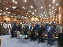 برگزاری آیین بزرگداشت اولین سالگرد شهادت سید حسن نصرالله و یاد واره شهدای ادارات شهرستان زابل