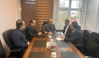 نشست صمیمانه رئیس انستیتو تحقیقات بین المللی ماهیان خاویار با مدیرکل شیلات استان گیلان