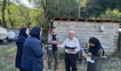 بازدید کارشناسان موسسه آموزش و ترویج سازمان از مزرع پرورش ماهی خاویار طلایی در راستای ارزیابی پروژه تحقیقی- ترویجی انستیتو