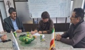 نشست مشترک محقق معین انستیتو با روسای مرکز تحقیقات علوم شیلاتی و فنون دریایی دکتر کیوان و شیلات لنگرود