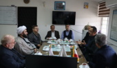 حضور امام جمعه شهرستان سنگر و هیات همراه در انستیتو تحقیقات بین المللی ماهیان خاویاری