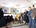 تجدید میثاق کارکنان مرکز تحقیقات و آموزش کشاورزی و منابع طبیعی استان سمنان با آرمان‌های شهدا همزمان با هفته آموزش