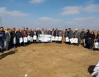 عملیات کاشت مزرعه الگویی گندم آبی در روستای نیار اردبیل اجرا شد