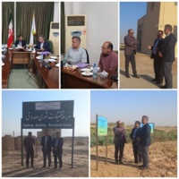 بازدید رئیس موسسه تحقیقات فنی و مهندسی کشاورزی از مرکز ملی تحقیقات شوری