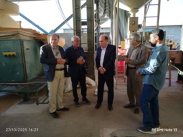 بازدید رئیس مؤسسه تحقیقات ثبت و گواهی بذر و نهال از شرکت تولید و فرآوری بذر گندم نیلوفر دانه کرمانشاه