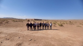 بازدید از مزرعه تاشک در کویر ساغند یزد