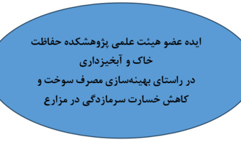 ایده کاربردی و کم هزینه عضو هیئت علمی پژوهشکده؛ گامی مؤثر برای بهینه‌سازی مصرف سوخت در مزارع و مقابله با سرمازدگی