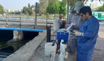 نمونه‌برداری از تصفیه‌خانه، خروجی‌ها و نقاط منتهی به دریا
