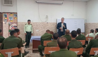 برگزاری دوره آموزشی پرورش دام سبک در مرکز آموزش درجه‌داری مالک اشتر فراجا اراک