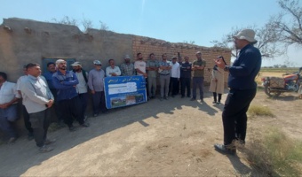 برگزاری دوره آموزشی زراعت و مکانیزاسیون کاملینا در روستای ده‌نمک شهرستان اراک