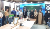 تقدیر از مسئول روابط عمومی مرکز تحقیقات و آموزش کشاورزی و منابع طبیعی استان بوشهر