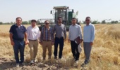 بررسی عملیات برداشت بذور پرورشی گندم و جو در ایستگاه تحقیقاتی شاوور