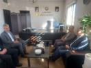 دیدار رئیس پژوهشکده حفاظت خاک و آبخیزداری با مدیرکل محیط زیست استان مرکزی