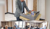 شرکت جعفرنژادی رئیس پژوهشکده خرما و میوه‌های گرمسیری در نشست هم‌اندیشی الگوی کشت خوزستان با محوریت بهره‌وری و حفظ منابع پایه