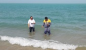 آغاز مرحله دوم نمونه‌برداری از آب ورودی مراکز تکثیر و پرورش میگو در بوشهر
