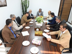 جلسه همکاری مرکز آموزش عالی امام خمینی(ره) و جامعه بسیج مهندسین استان البرز