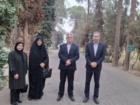 حضور سرپرست معاونت دفتر امور حقوقی سازمان تات در مرکز تحقیقات و آموزش کشاورزی استان تهران
