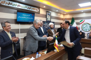 مراسم تکریم و معارفه معاون پژوهش و فناوری مرکز تحقیقات استان مرکزی