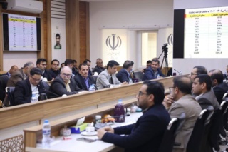 سخنرانی رییس پژوهشکده خرما و میوه‌های گرمسیری در کمیته فنی محصولات زراعی و باغی استان خوزستان با محوریت مدیریت تنش‌های غیرزنده و بهداشت نخلستان‌ها