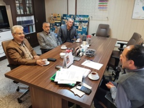 دیدار معاون سازمان تات با مدیر و معاونان مرکز آموزش شهید خیابانیان زاهدان