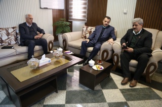 دیدار صمیمی رئیس مؤسسه با رئیس مرکز تحقیقات کشاورزی گلستان