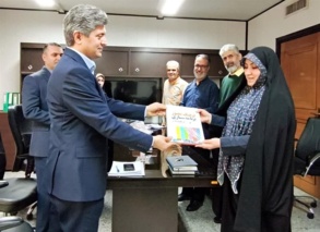 جلسه معارفه رییس اداره رسانه‌های آموزشی استان قزوین برگزار شد