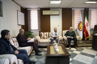 دیدار صمیمی رئیس موسسه با رئیس مرکز تحقیقات و آموزش کشاورزی منابع طبیعی استان قم