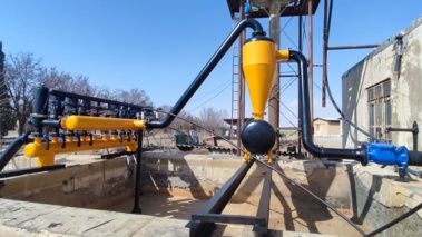 نصب سیستم فیلتراسیون دیسکی در ایستگاه تحقیقات کشاورزی اراک