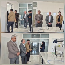 بازدید معاون  مدیرکل حراست سازمان تات و رئیس حراست مؤسسه تحقیقات علوم باغبانی از پژوهشکده خرما و میوه‌های گرمسیری