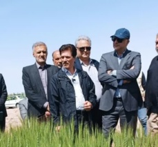 بازدید از مزرعه بهره ور آقای بوربور در معیت معاون محترم وزیر