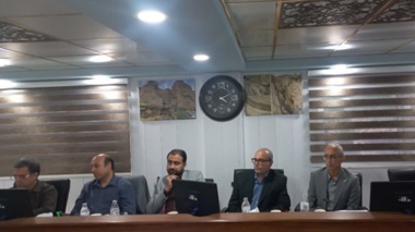 حضور رئیس و معاون پژوهشی مرکز تحقیقات در نشست کارگروه سازگاری با کم‌آبی استان بوشهر