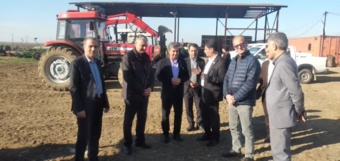 بازدید دکتر کمال قاسمی‌بزدی، مشاور معاون وزیر و مدیرکل دفتر حوزه ریاست و دکتر حسن علیپور، مدیر کل دفتر نظارت و ارزشیابی سازمان تات از مرکز تحقیقات و آموزش کشاورزی و منابع طبیعی استان اردبیل