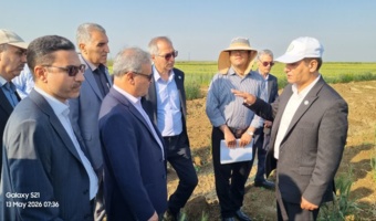 گزارش تصویری/بازدید از ایستگاه تحقیقات کشاورزی مغان، در جریان بیست‌ و یکمین سفر استانی معاون وزیر جهاد کشاورزی و رئیس سازمان تات