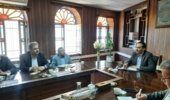 نشست مشترک مرکز تحقیقات کشاورزی، اداره کل آموزش و پرورش، اداره کل محیط زیست استان یزد