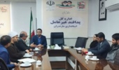 نشست مسئولین مرکز  با مسئولان اداره کل مدیریت بحران و مدیریت پدافند غیرعامل استان