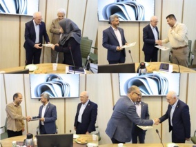 مراسم تکریم مدیران پیشین و معارفه مدیران جدید